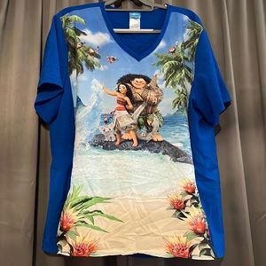 Disney Scrub Top